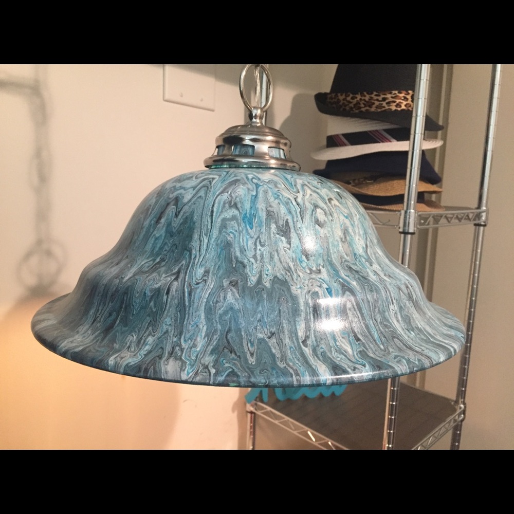 Custom Glass Hanging Lamp - Picture 3 of 7
